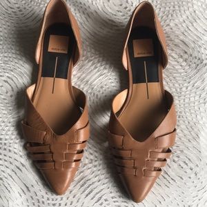 Dolce Vita cutout pointed leather flats